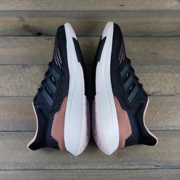 adidas EQ21 Run Women's Running Shoes Sneakers Black Pink - Picture 7 of 11